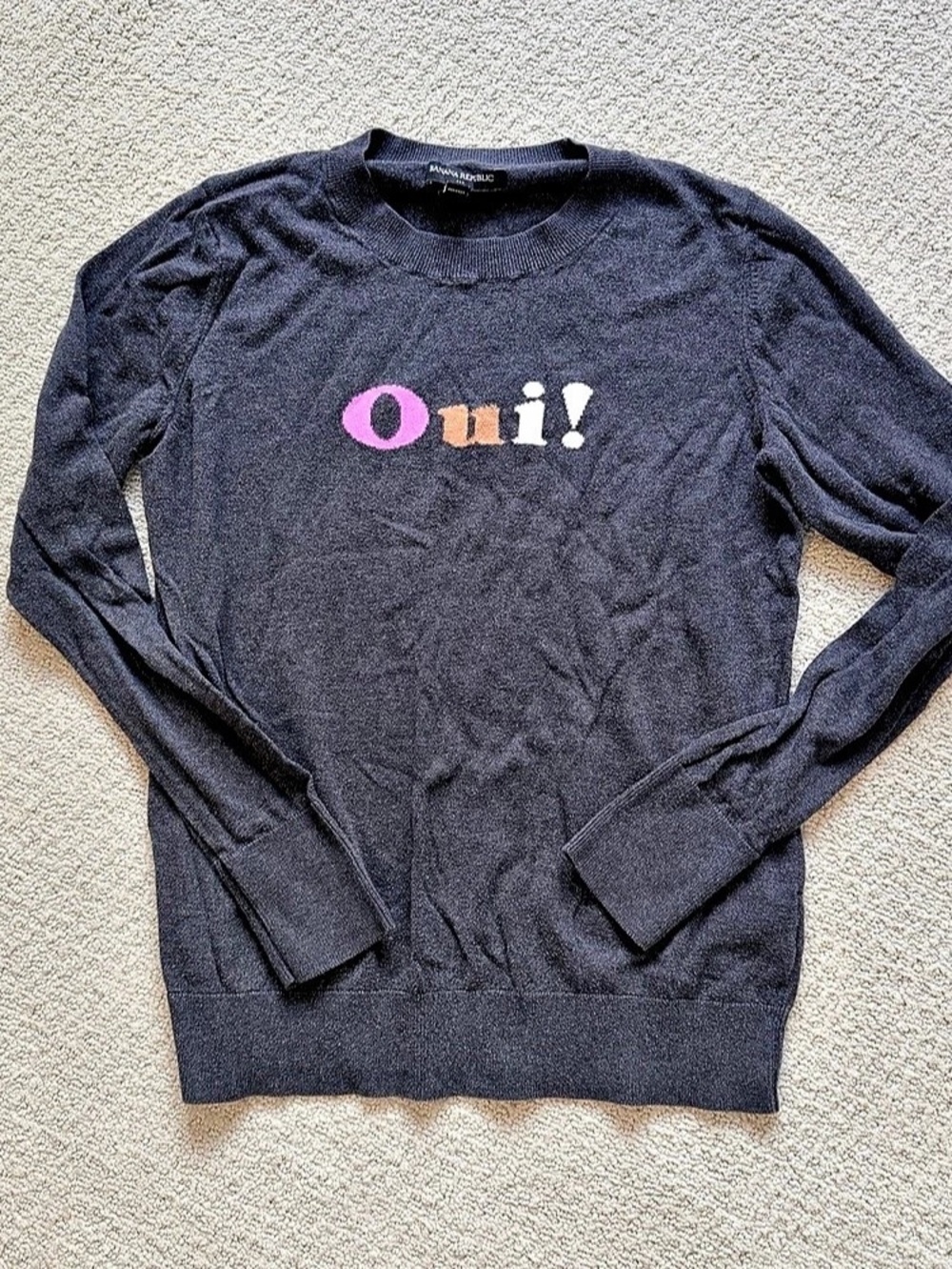 Banana Republic Crewneck Sweater Gray Size M